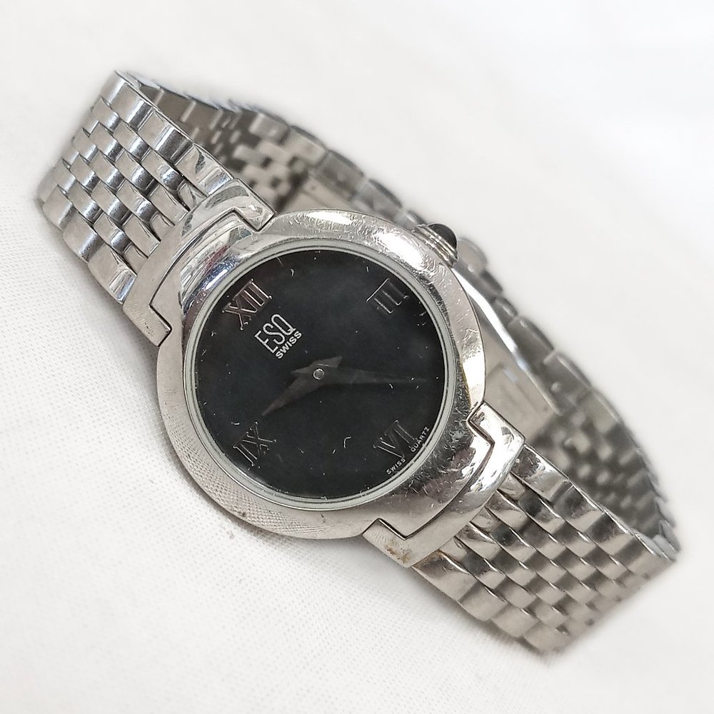 ESQ by Movado Swiss Dress Watch Steel